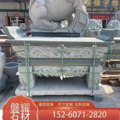 福建石雕香炉仿古青石祠堂寺庙供奉烧香长方形四方鼎雕刻石鼎摆件图3
