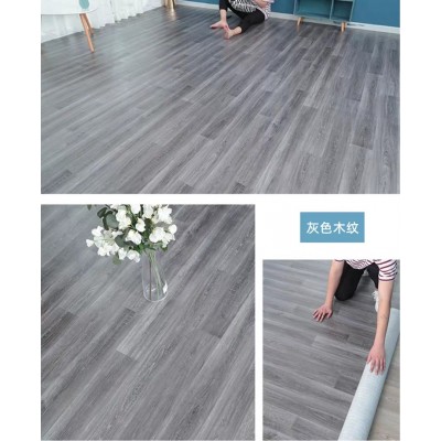 复合地板PVC地板革地胶加厚地垫家用牛津毛革地板贴纸出租房地垫图2