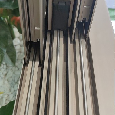 断桥推拉窗 阳台铝合金平开推拉窗 别墅防盗静音封平开窗厂家直发图2