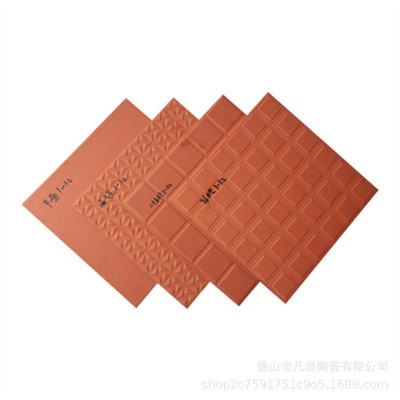 红地砖300x300仿古砖陶土红缸砖庭院厨房地砖灰色防滑吸水防潮砖图5