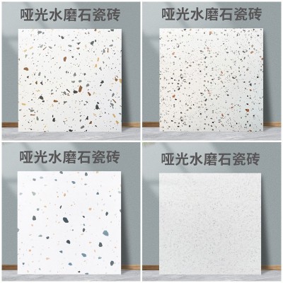 水磨石瓷砖600x600灰色仿古砖800x800餐厅服装店600x1200哑光地砖图4