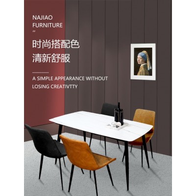岩板弧形桌面岩板室外阳台露天休闲桌餐厅饭馆吃饭桌子加工定制图4