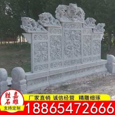 人物浮雕壁画 花草壁画浮雕 迎门墙山水画浮雕图3
