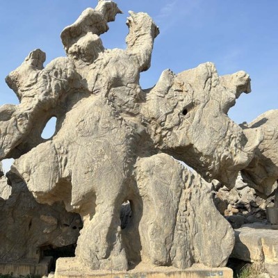 太湖石奇石别墅园林假山造型 庭院景观假山灵璧石天然景观石图2