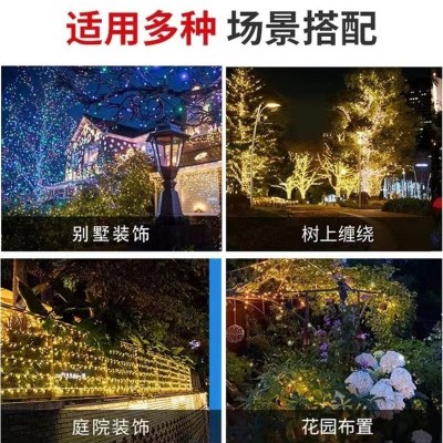 太阳能灯串户外led防水星星灯庭院氛围小彩灯节日装饰灯串灯批发图4