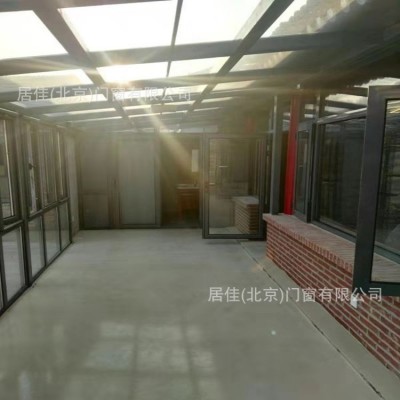 北京断桥铝合金门窗封四合院阳台窗户保温隔音隔热落地平开门窗图4