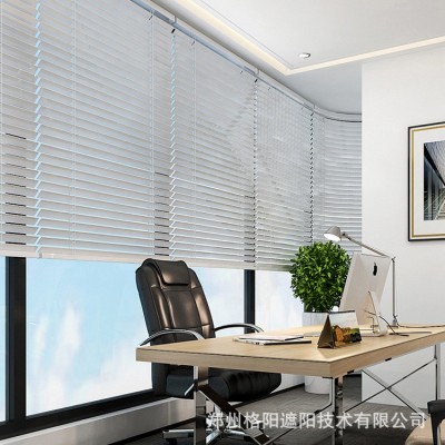 高闭合遮光百叶拉珠升降卫生间厨房浴室办公室PVC免打孔安装窗帘图3