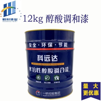 厂家直供一桥牌醇酸调和漆管道钢结构桥梁防锈油漆工业金属防腐漆图2