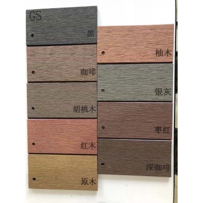 塑木实心 防腐地板 木塑户外地板 户外景观工程地板图5