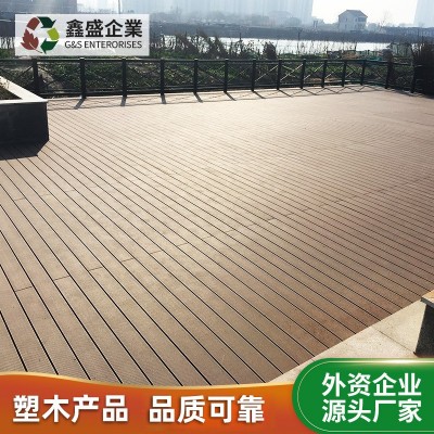 【厂家直销】优质室外塑木地板在线压花 宜可木 木塑地板图3