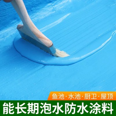 厂家直售水性游泳池鱼池防潮防水涂料蓄水池景观池防水漆材料批发图3