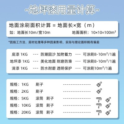 水性环氧地坪漆水泥地家用耐磨地面漆水泥自流平地坪材料厂家批图2