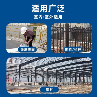 铁锈转化剂去锈彩钢瓦翻新漆防腐防锈多色可选环保水性金属漆批发图3