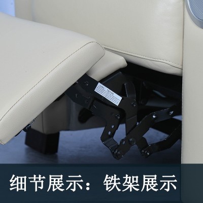 现代智能家庭影院电动按摩功能真皮沙发双人观影直排客厅单椅组合图4