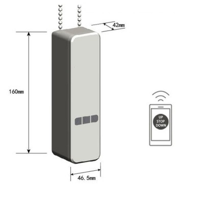 电动窗帘 自动窗帘 拉珠拉绳窗帘 智能家居控制器图4