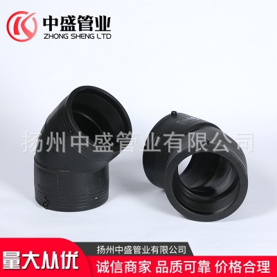 45°弯头 厂家批发 电熔直接钢丝网骨架复合管件图2
