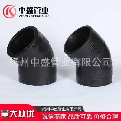45°弯头 厂家批发 电熔直接钢丝网骨架复合管件图3