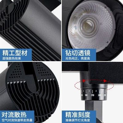生鲜灯led水果店熟食专用灯蔬菜海鲜超市天花板灯彩光轨道射灯图4