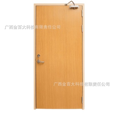 源头厂家直发乙级木质防火门1.0小时门框门扇配套木质防火门图2