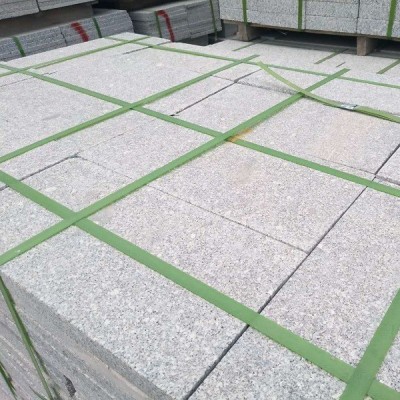 重庆厂家芝麻白g603花岗石 芙蓉白石材 用于路沿路缘石广场地面图2