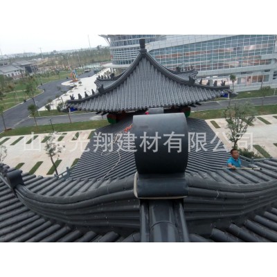 金属仿古瓦铝合金古建瓦 琉璃瓦 古建筑材料金属斗拱图3