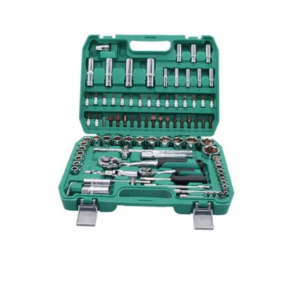 热销手动工具94件套套筒组套工具盒手动汽修手动工具图2