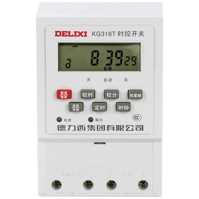 德力西电气时控开关KG316T220V微电脑招牌路灯自动定时 开导轨安装图4