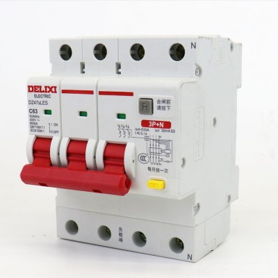 德力西新款漏电开关DZ47SLES1P2P3P4P漏保10A3263A 小体积空气开关图4