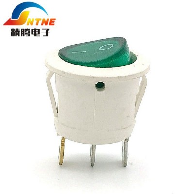 多款船型开关KCD15X21防水开关圆型带灯翘板开关椭圆型开关图3
