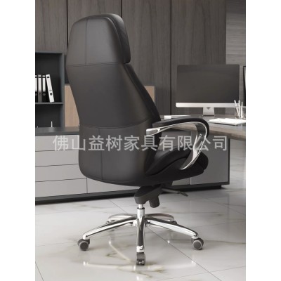 商务电脑舒适久坐可躺办公椅总裁椅大班家用升降旋转休闲座椅图4