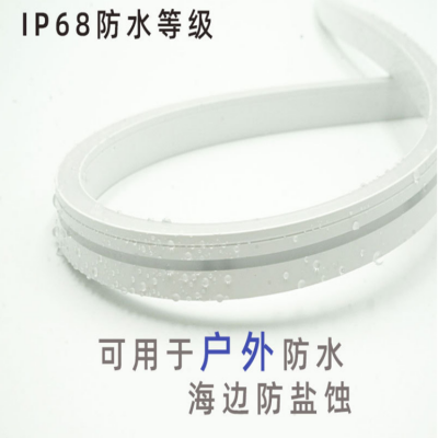 千易12V24V硅胶可弯曲柔性造型防水嵌入式led灯带图2