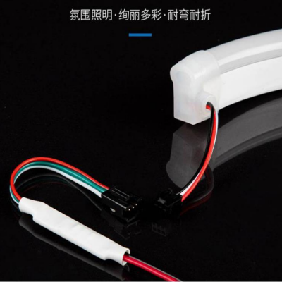 千易12V24V硅胶可弯曲柔性造型防水嵌入式led灯带图5