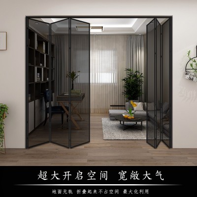 定 制窄边阳台厨房推拉门客厅卧室卫生间隔断玻璃门铝合金门联窗图4