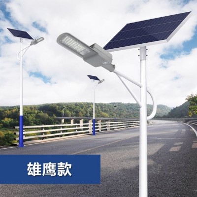 农村智慧灯厂家可定制 道路工程6米高杆太阳能路灯庭院灯图3