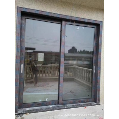 成都阳台重型推拉门铝合金入户大门三轨自建别墅厨房室外玻璃移门图5