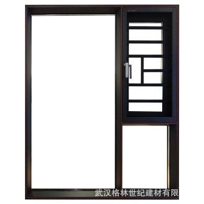 武汉 断桥铝门窗 铝合金阳光房封窗户封阳台隔音玻璃窗平开窗厂家图4