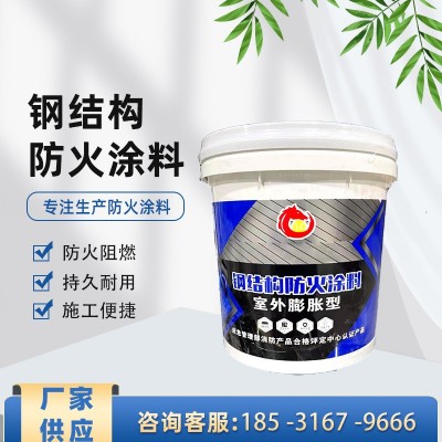 防火涂料 室内外厚薄型钢结构防火涂料 工业电缆水性防火漆厂家图3
