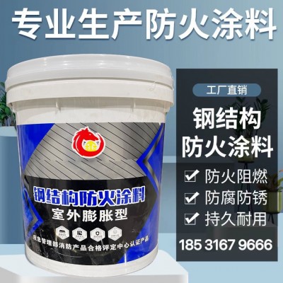 隔热防火涂料电缆阻燃施工防火涂料厚型钢结构防火涂料水性膨胀型图5