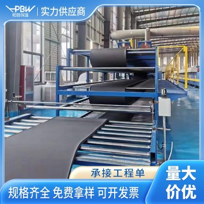 批发橡塑海绵保温板屋顶楼顶隔热材料b1级阻燃铝箔自粘橡塑板厂家图4