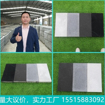 仿石材PC透水砖厂家直供芝麻白灰黑防花岗岩荔枝面全国供应仿大理图2