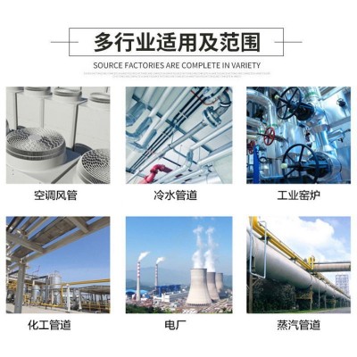 管道保温管壳高温管道保温玻璃棉管壳硅酸铝保温管高温蒸汽管道图4
