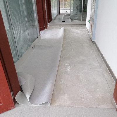 耐磨耐压防水防尘卷材地胶 PVC塑胶地板 金之泽直供图5