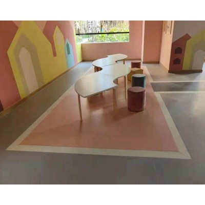 小区活动区健身区域 PVC地板胶室内室外运动耐磨地胶图5