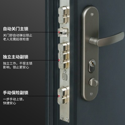 入户门 子母门双开门 进户门防爆防盗门家用入户双开门 厂家直供图4