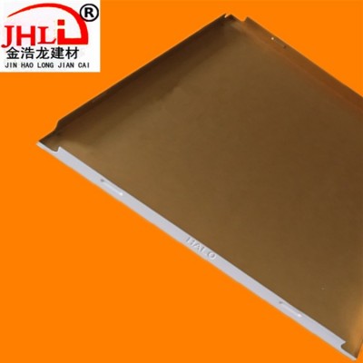 工装 家装铝扣天花板 集成吊顶铝天花300×300滚涂工艺 厂家直供图6