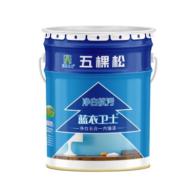 蓝衣卫士内墙涂料室内白色乳胶漆厂家直供水性内墙漆内墙乳胶漆图5