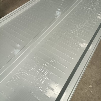 建筑工程用聚氨酯封边岩棉屋面板 保温夹芯板图2