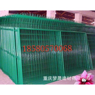 重庆护栏网园林公路防护网栅栏 铁丝圈地网 双边丝养殖护栏图5