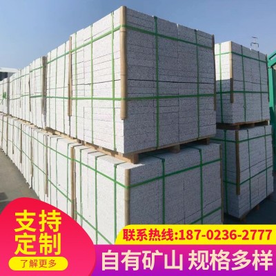 重庆厂家直销10*10*5弹石花岗岩芝麻白马蹄石芝麻灰自然面石材图2