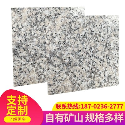 重庆厂家直销10*10*5弹石花岗岩芝麻白马蹄石芝麻灰自然面石材图4